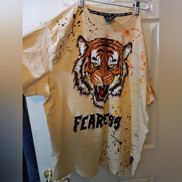 Men's rhinestone graphic tee - Picture 1 of 4